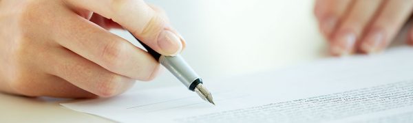 Photo of writing with fountain pen Photo of writing with fountain pen